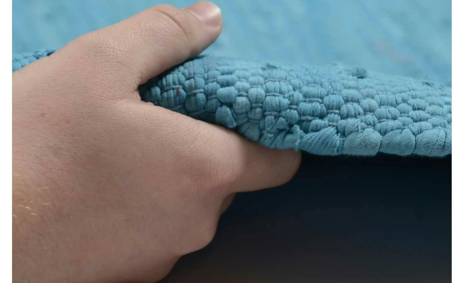 Theko Teppich | Türkis 60|cm 40|cm 40x60 cm – Bild 2