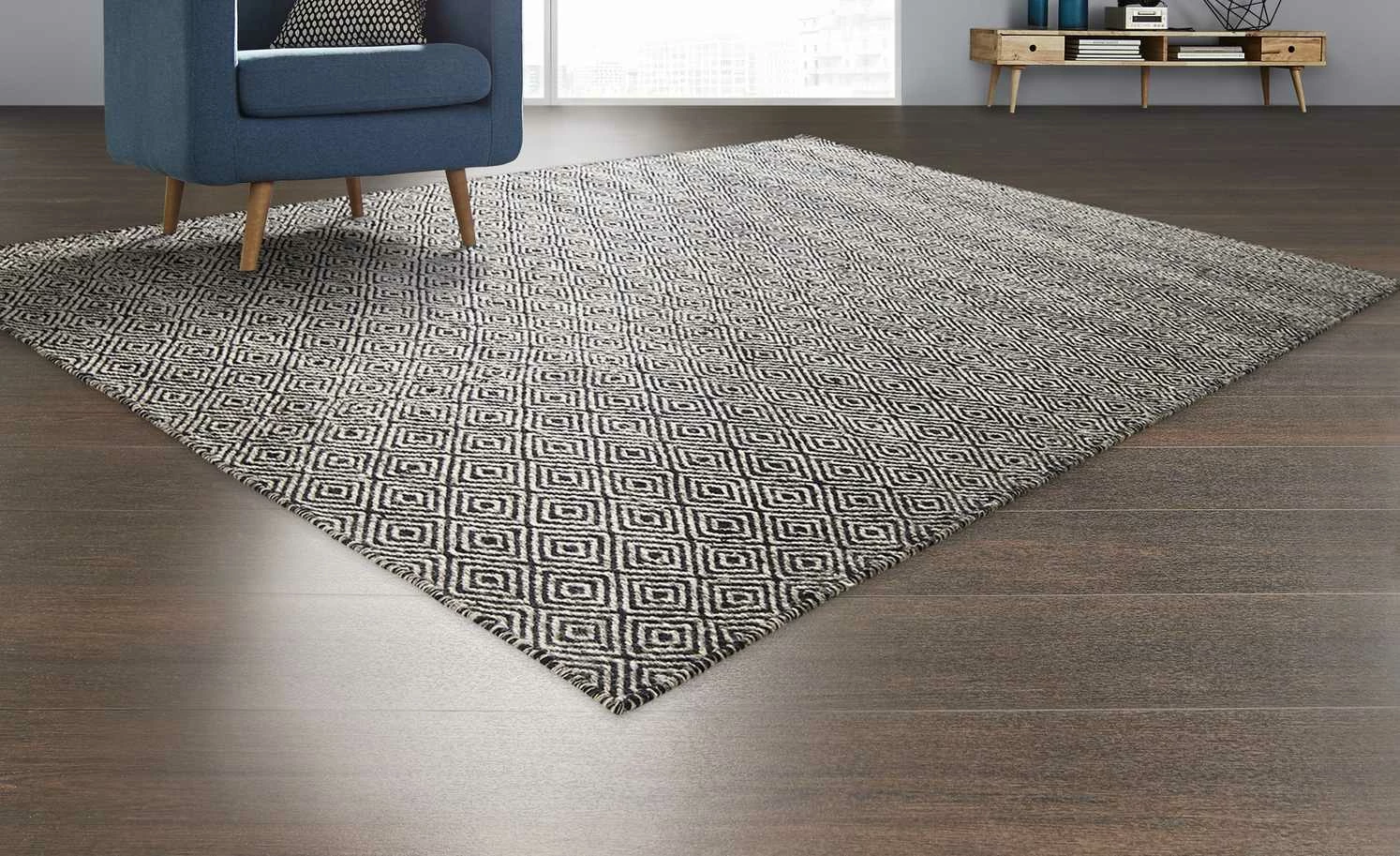 Naturteppich Hygge | Natur (Beige) / Schwarz 120x170 cm – Bild 3