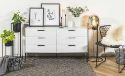 Naturteppich Hygge | Natur (Beige) / Schwarz 120x170 cm