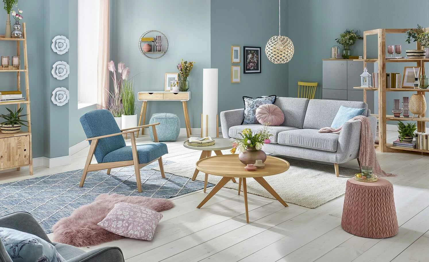 Naturteppich Hygge | Natur (Beige) / Weiß 80x150 cm – Bild 3