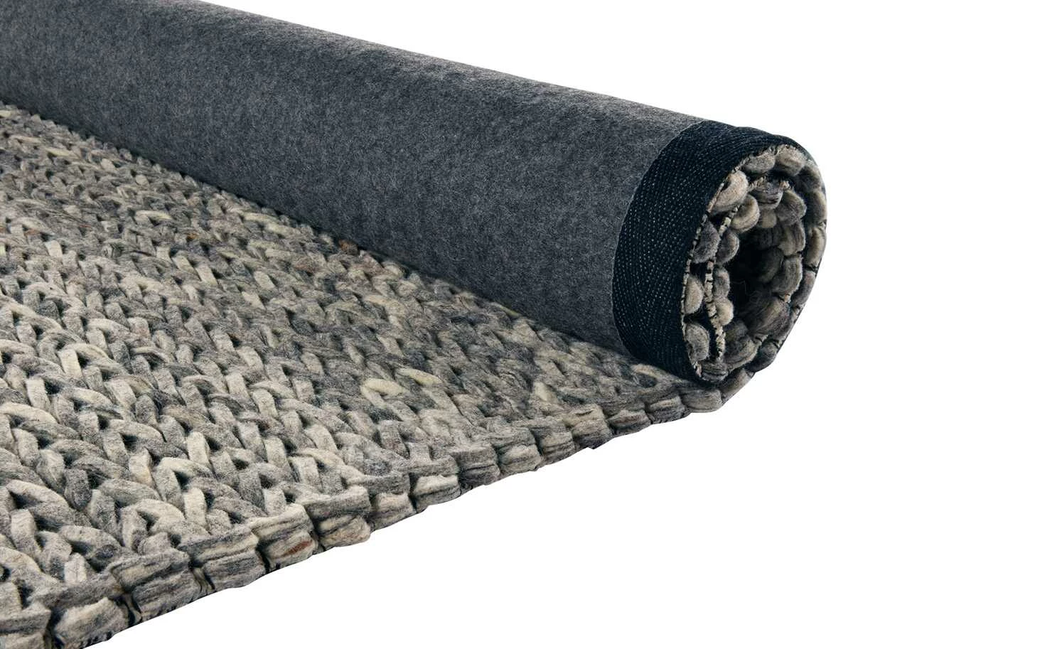 Naturteppich Arlberg | Natur Grau 70x140 cm – Bild 4
