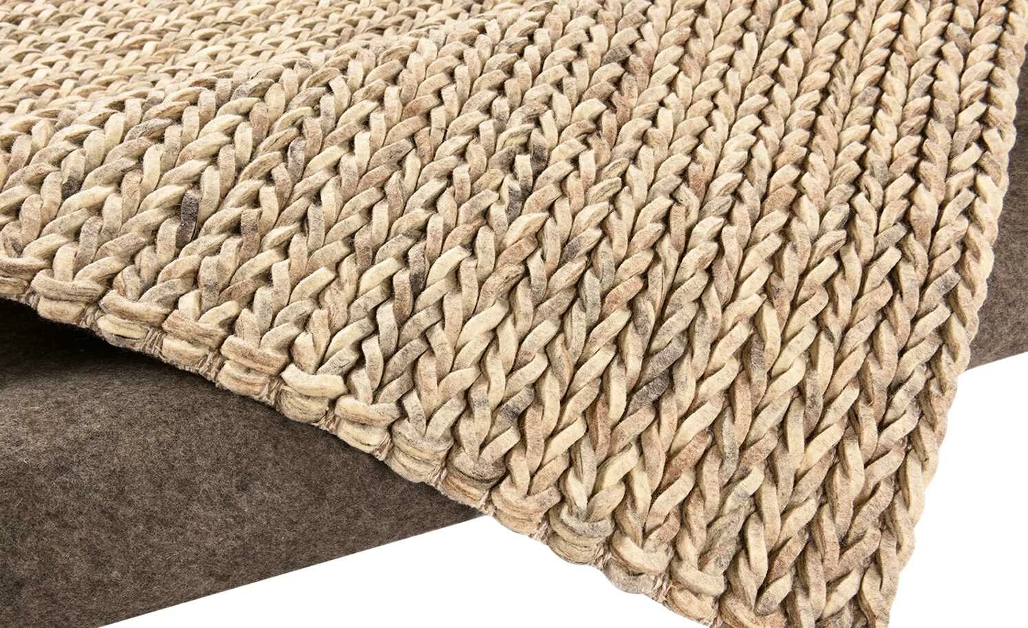 Naturteppich Arlberg | Natur Beige 170x240 cm – Bild 10