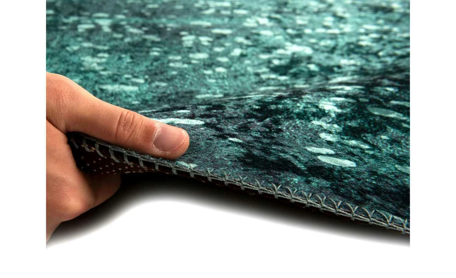 Gino Falcone Kunstfell | Petrol 130|cm 100|cm 100x130 cm – Bild 3