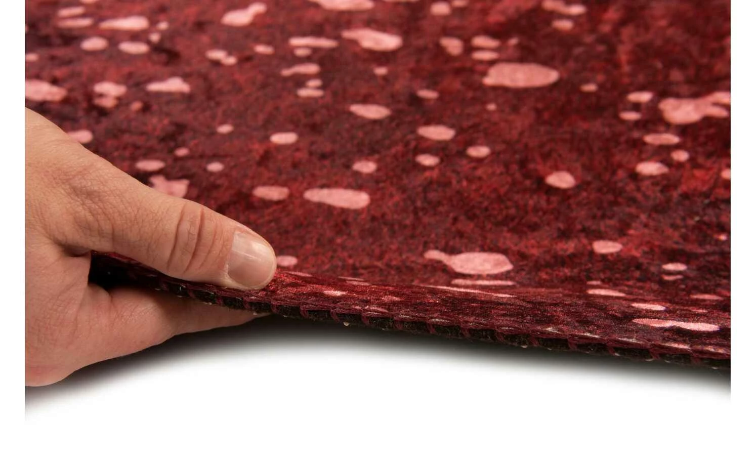 Gino Falcone Kunstfell | Rot 170|cm 130|cm 130x170 cm – Bild 6