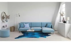 Gino Falcone Kunstfell | Blau 170|cm 130|cm 130x170 cm