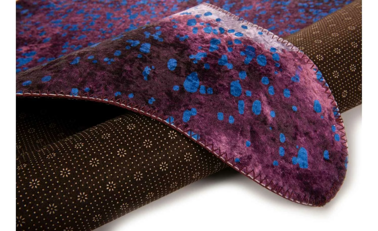 Gino Falcone Kunstfell | Purple Multi 190|cm 150|cm 150x190 cm – Bild 5