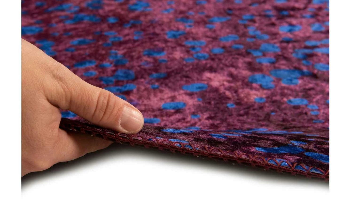 Gino Falcone Kunstfell | Purple Multi 190|cm 150|cm 150x190 cm – Bild 6
