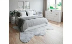 Gino Falcone Kunstfell | Silber 120|cm 80|cm 80x120 cm