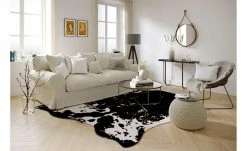 Gino Falcone Kunstfell | Schwarz/ Weiß