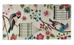 HOME STORY Handtuftteppich Rosetta | Weiß Multi 120x180 cm