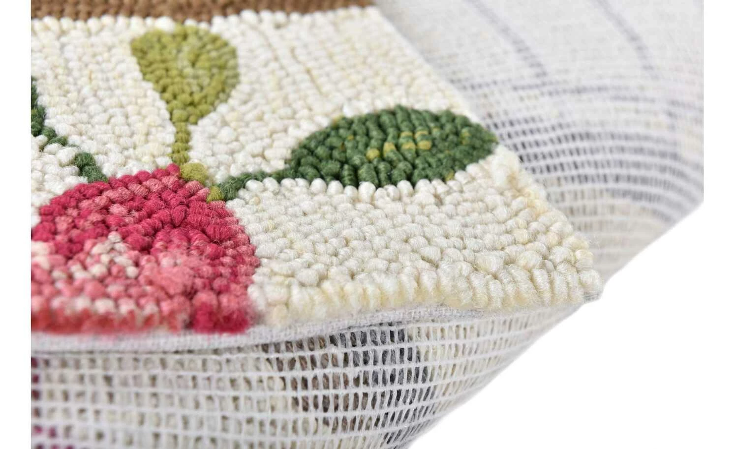 HOME STORY Handtuftteppich Rosetta | Weiß Multi 120x180 cm – Bild 2