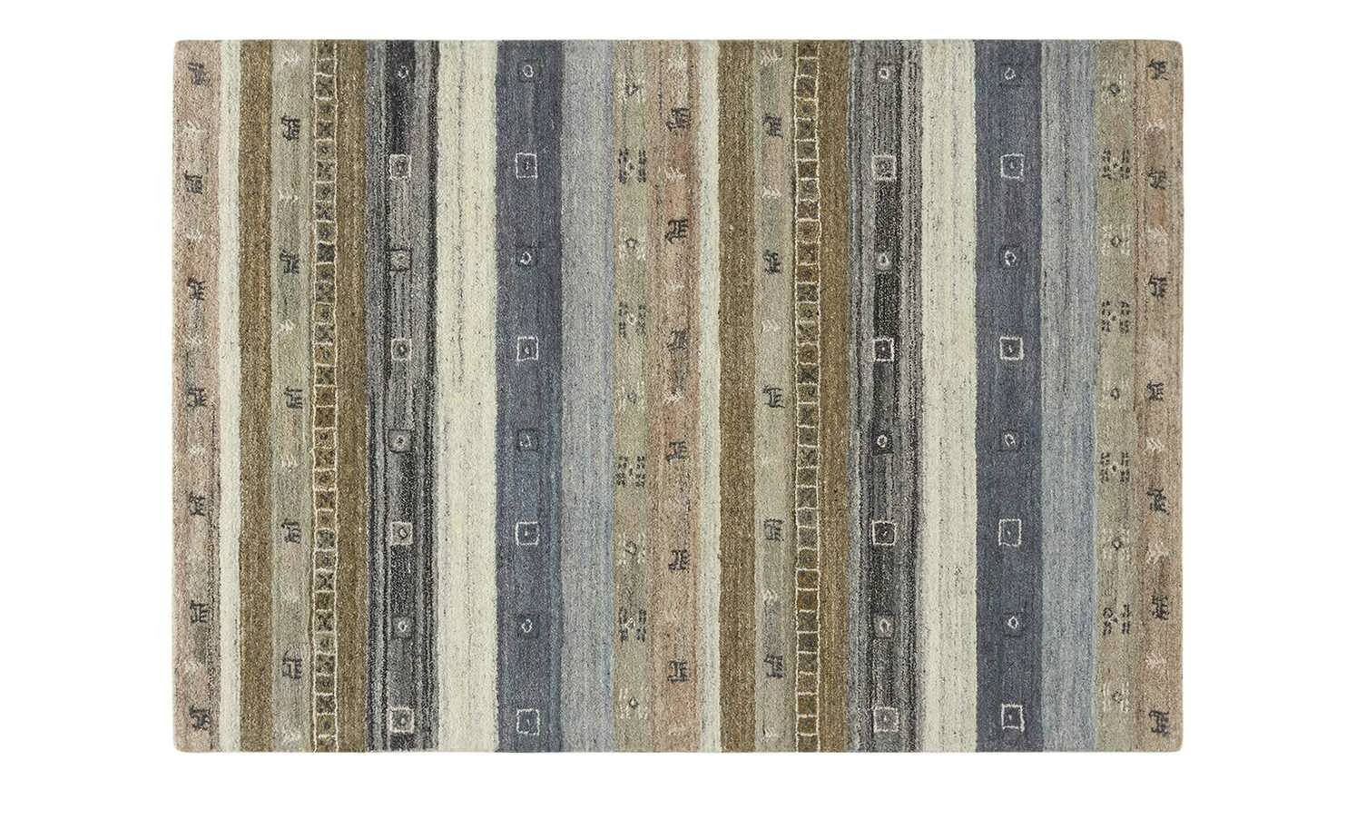 Kurzflorteppich Uvita Noir | 90x160 cm