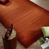 Handgeknüpfter Naturteppich Vinciano Tami | 70x140 cm Orange