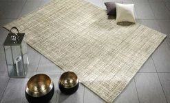 Nepal Teppich Delima Tarek | 70x140 cm Beige / Silbergrau