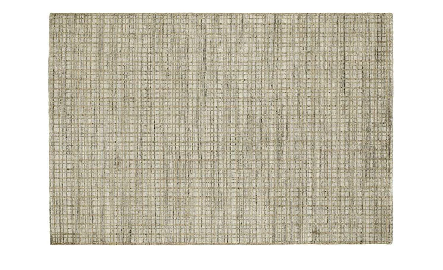 Nepal Teppich Delima Tarek | 70x140 cm Beige / Silbergrau – Bild 2