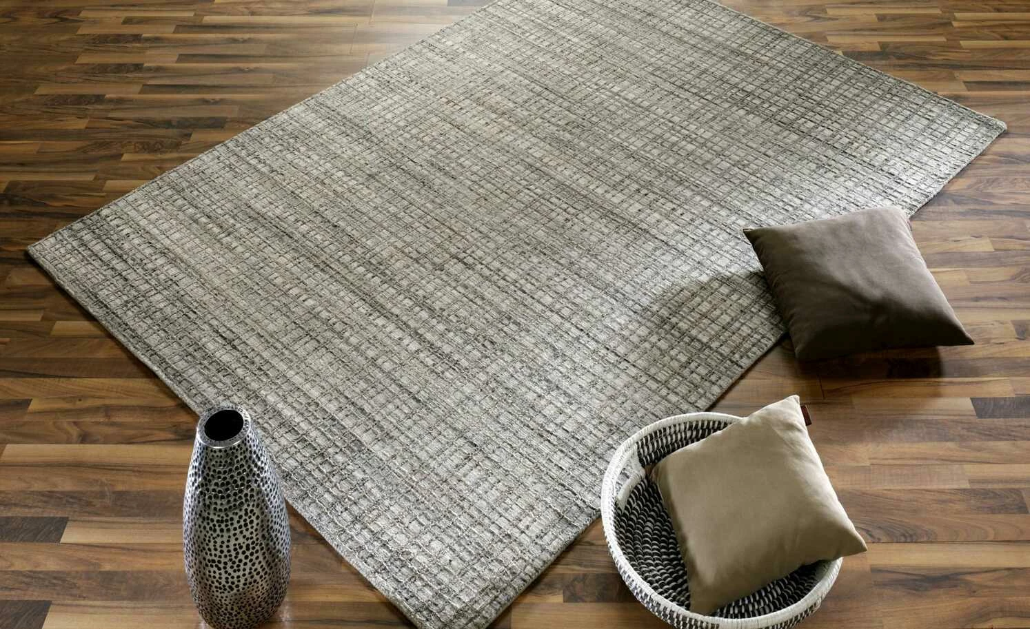 Nepal Teppich Delima Tarek | 200x250 cm Grau – Bild 5