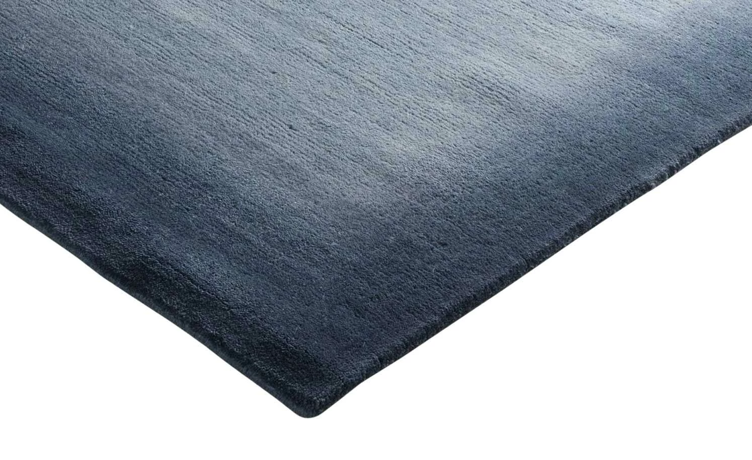 Handgeknüpfter Naturteppich Vinciano Tami | 120x180 cm Blau – Bild 4