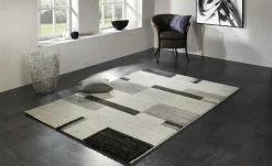 Hochflorteppich Castle Beppo | 65x130 cm Grau / Creme