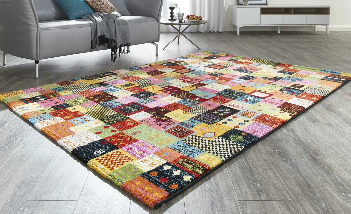 Kurzflorteppich Happiness Pardis | 80x150 cm – Bild 3