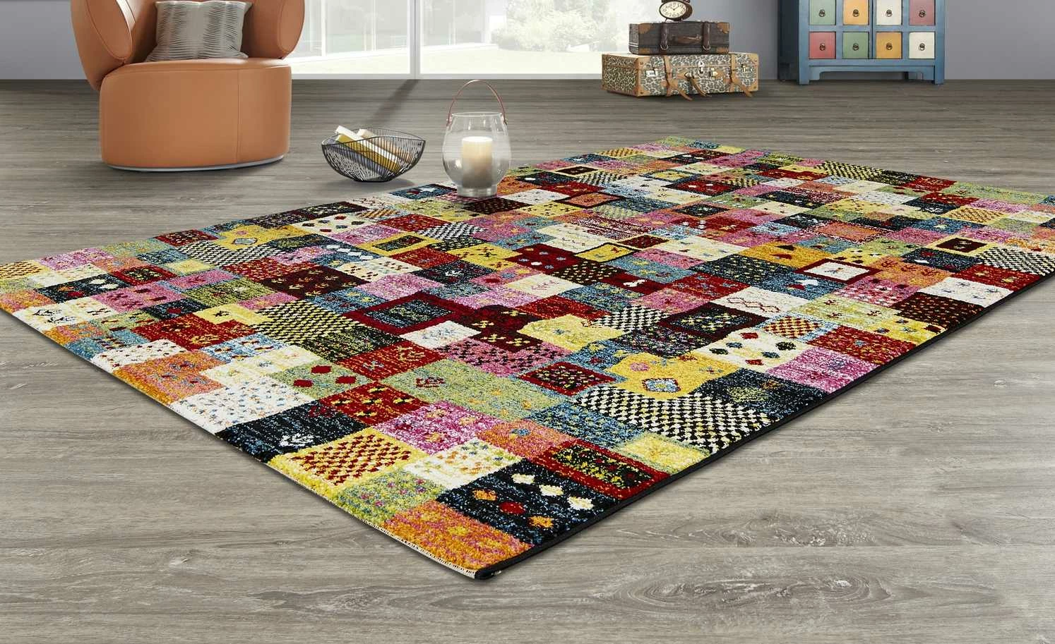 Kurzflorteppich Happiness Pardis | 160x230 cm – Bild 2