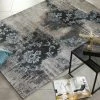 Vintage Teppich Diana Melody | 200x300 cm Grau / Blau rechteckig