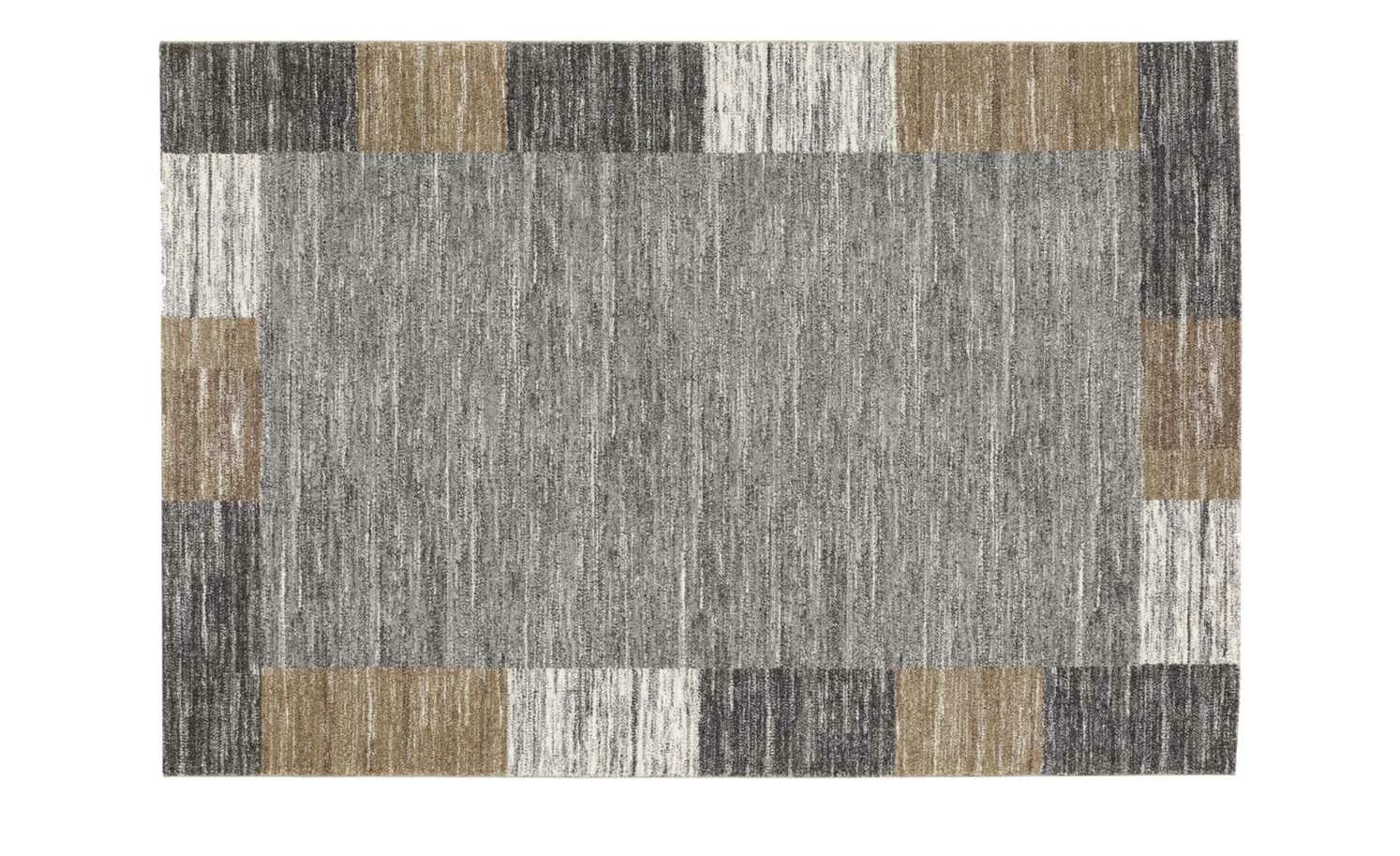 Kurzflorteppich Sofi Star | Grau / Braun 200x290 cm – Bild 3