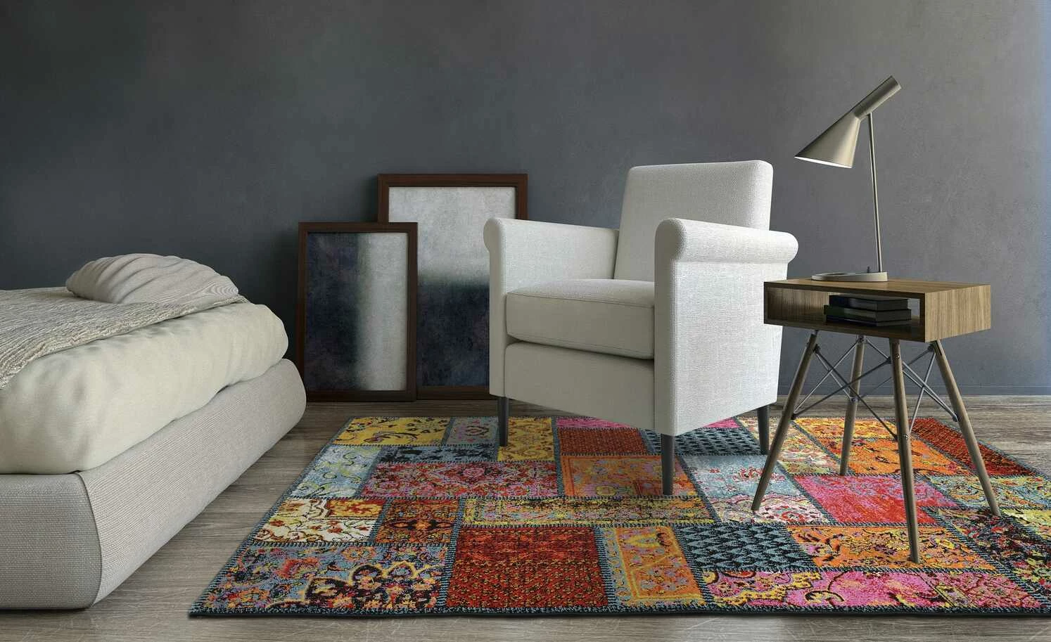 Kurzflorteppich Pardis Patch | 160x230 cm – Bild 3