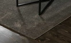 Kurzflorteppich Louvre Melange | Anthrazit 200x290 cm