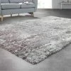 Hochflorteppich Juwel Liray | Aubergine / Beige 200x290 cm rechteckig