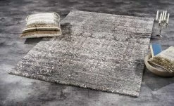 Hochflorteppich Juwel Silenta | Beige / Braun 140x200 cm