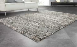 Hochflorteppich Juwel Silenta | Beige / Braun 200x290 cm