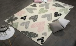 HOME STORY Kinderteppich Kiddy Love | 120x170 cm
