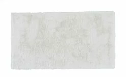HOME STORY Hochflorteppich Bunny | 80x150 cm Weiß rechteckig
