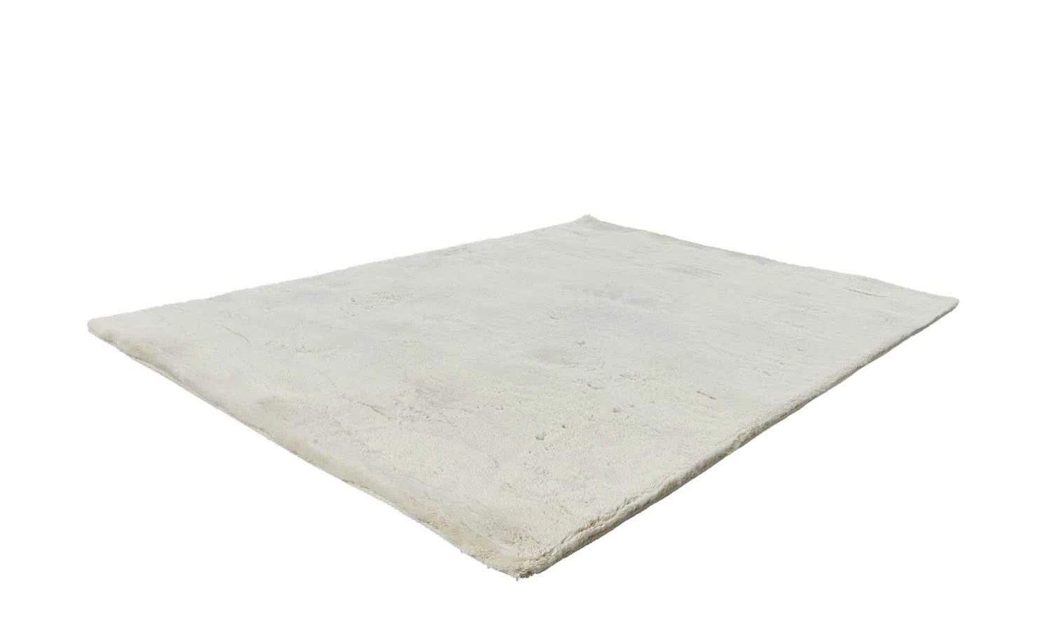 HOME STORY Hochflorteppich Bunny | 120x160 cm Beige rechteckig – Bild 5