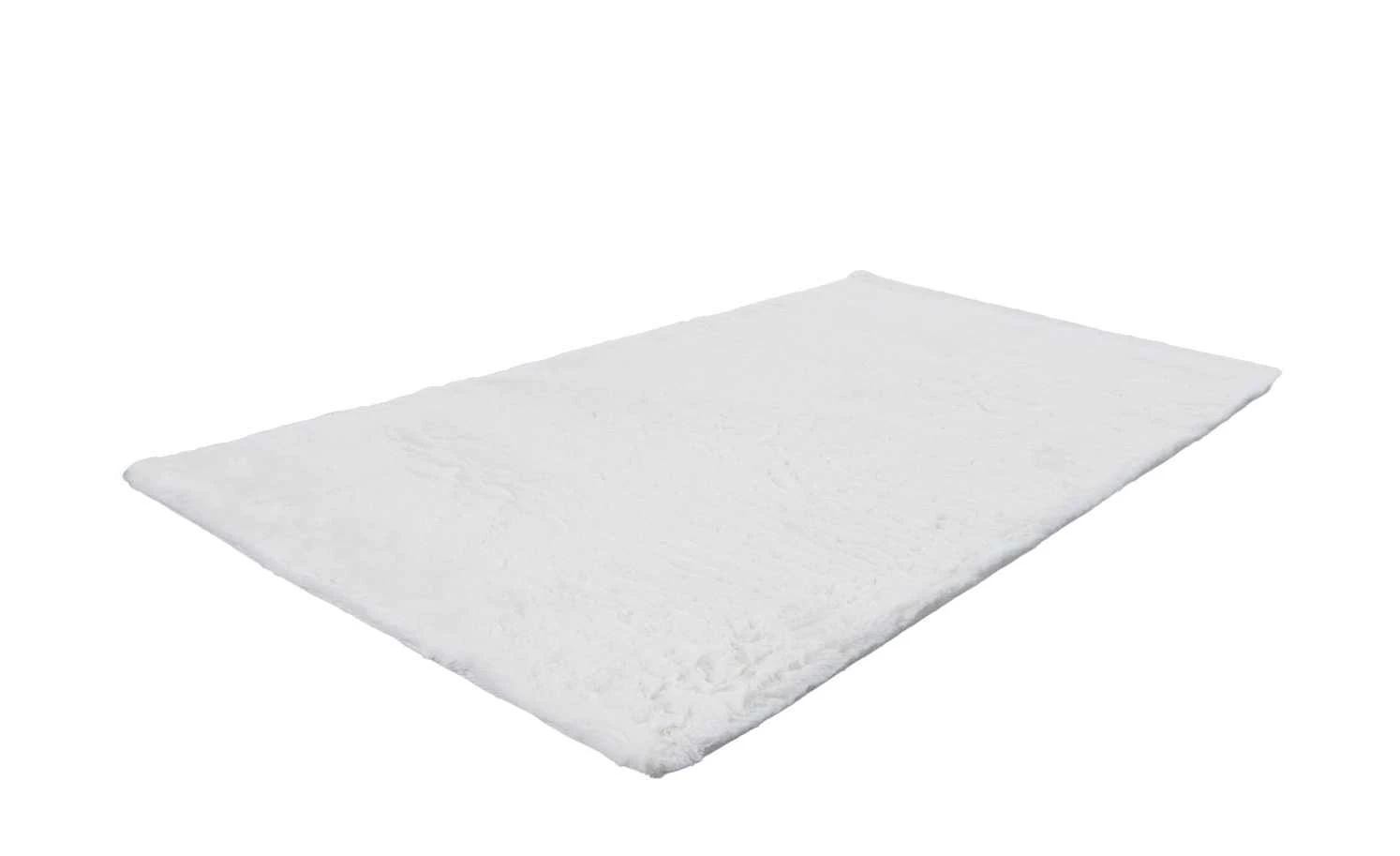 HOME STORY Hochflorteppich Bunny | 160x230 cm Weiß rechteckig – Bild 3