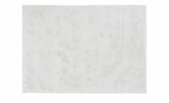 HOME STORY Hochflorteppich Bunny | 160x230 cm Weiß rechteckig