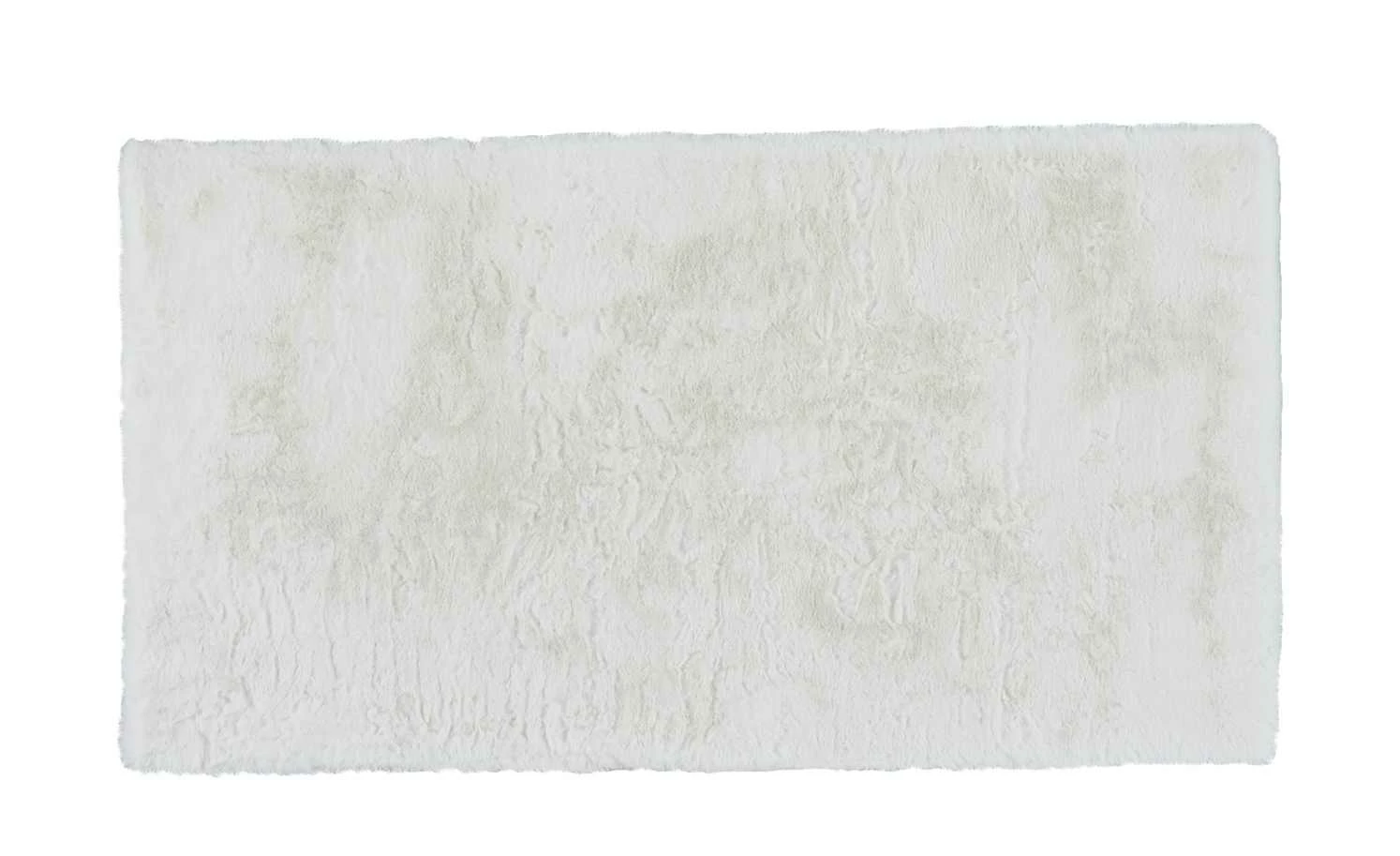 HOME STORY Hochflorteppich Bunny | 160x230 cm Weiß rechteckig – Bild 7