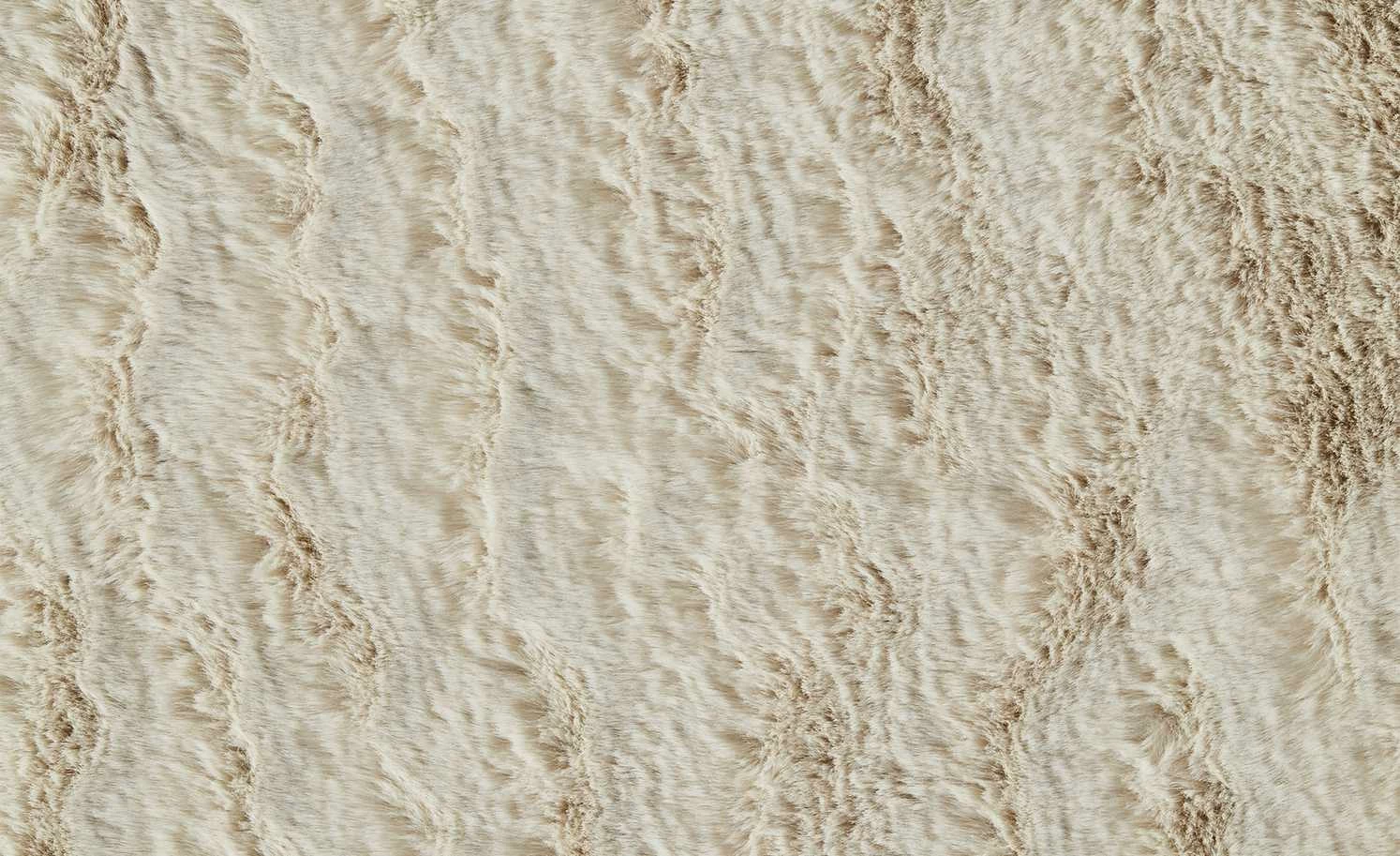 HOME STORY Hochflorteppich Bunny | 160x230 cm Beige rechteckig – Bild 5