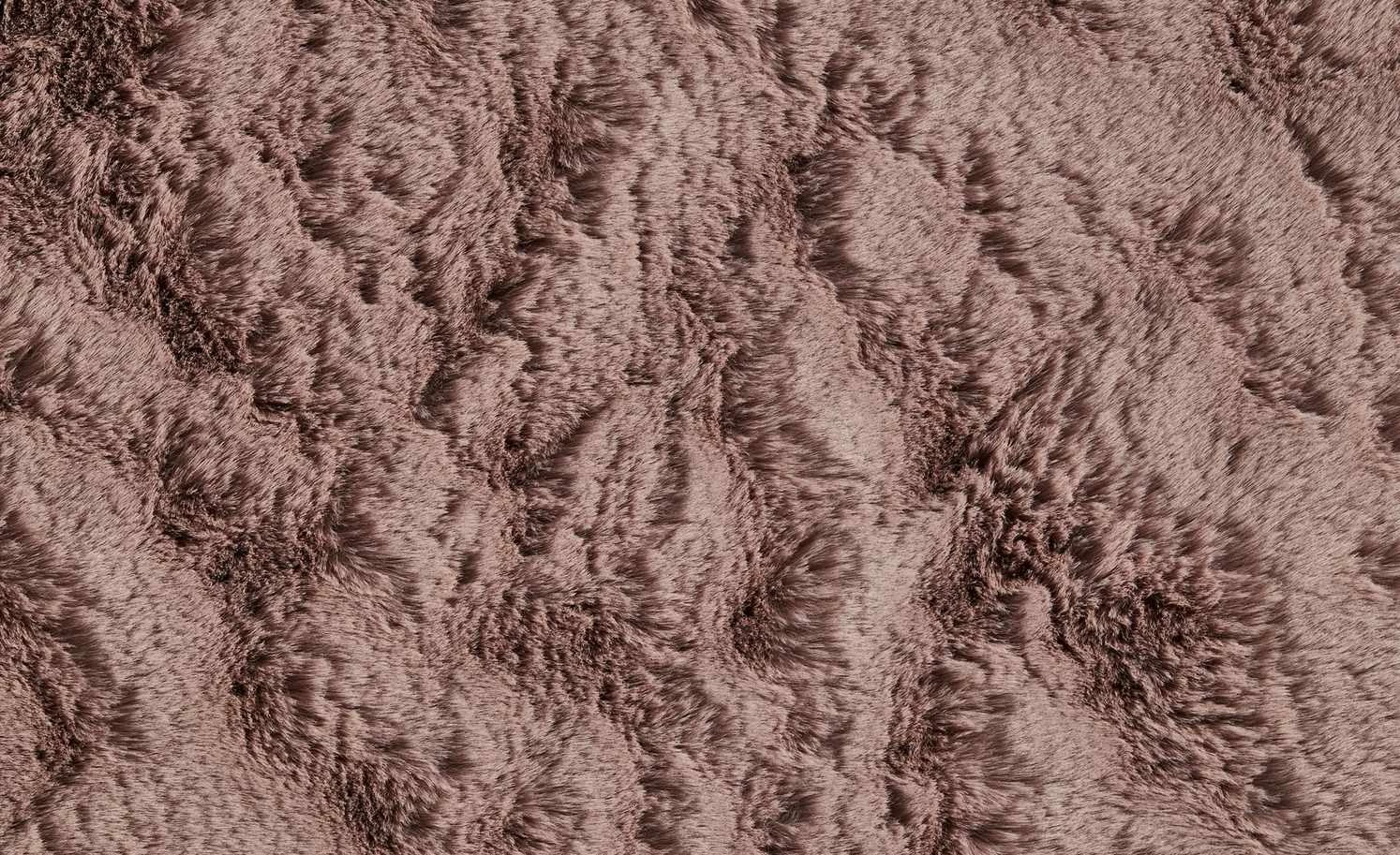 HOME STORY Hochflorteppich Bunny | Ø 160 cm Rosè Rund – Bild 7