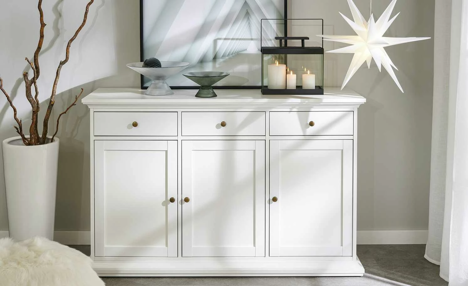 HOME STORY Kunstfell Shape | Weiß