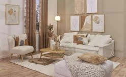 HOME STORY Kunstfell Shape | Taupe