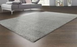 Kurzflorteppich Louvre Melange | Silbergrau 240x290 cm