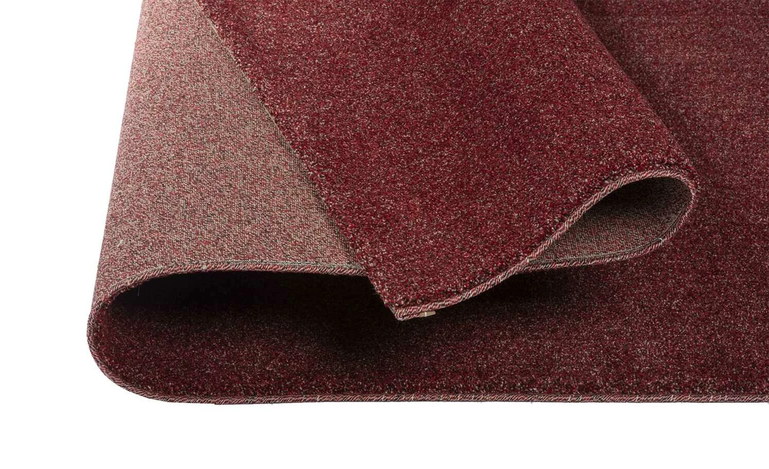 Kurzflorteppich Louvre Melange | Rot 240x340 cm – Bild 5