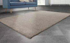 Kurzflorteppich Louvre Melange | Taupe 240x340 cm