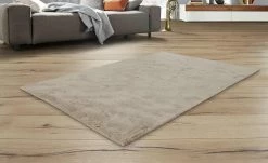 Hochflorteppich Felpa | Beige 70x140 cm rechteckig