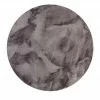 Hochflorteppich Felpa | Grau Ø 80 cm Rund