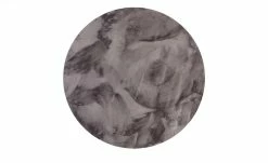 Hochflorteppich Felpa | Grau Ø 80 cm Rund