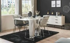 Hochflorteppich Felpa | Schwarz 160x230 cm rechteckig