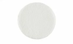 HOME STORY Sitz-Kunstfell Bunny | Weiß 35x35 cm Rund