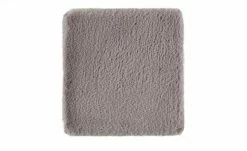 HOME STORY Sitz-Kunstfell Bunny | Grau 35x35 cm quadratisch